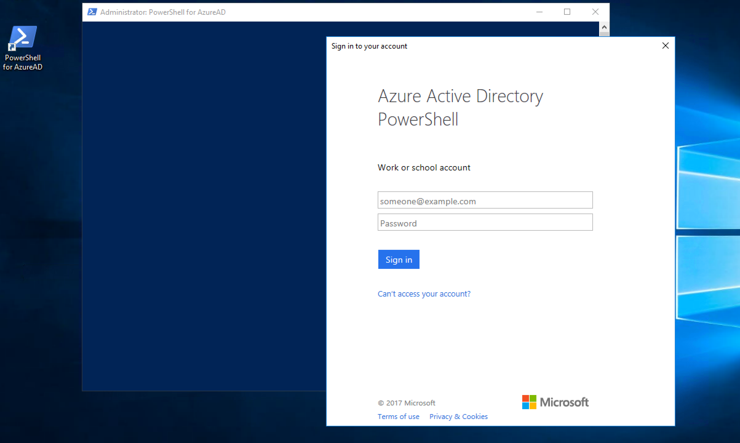 PowerShell for AzureAD Launched