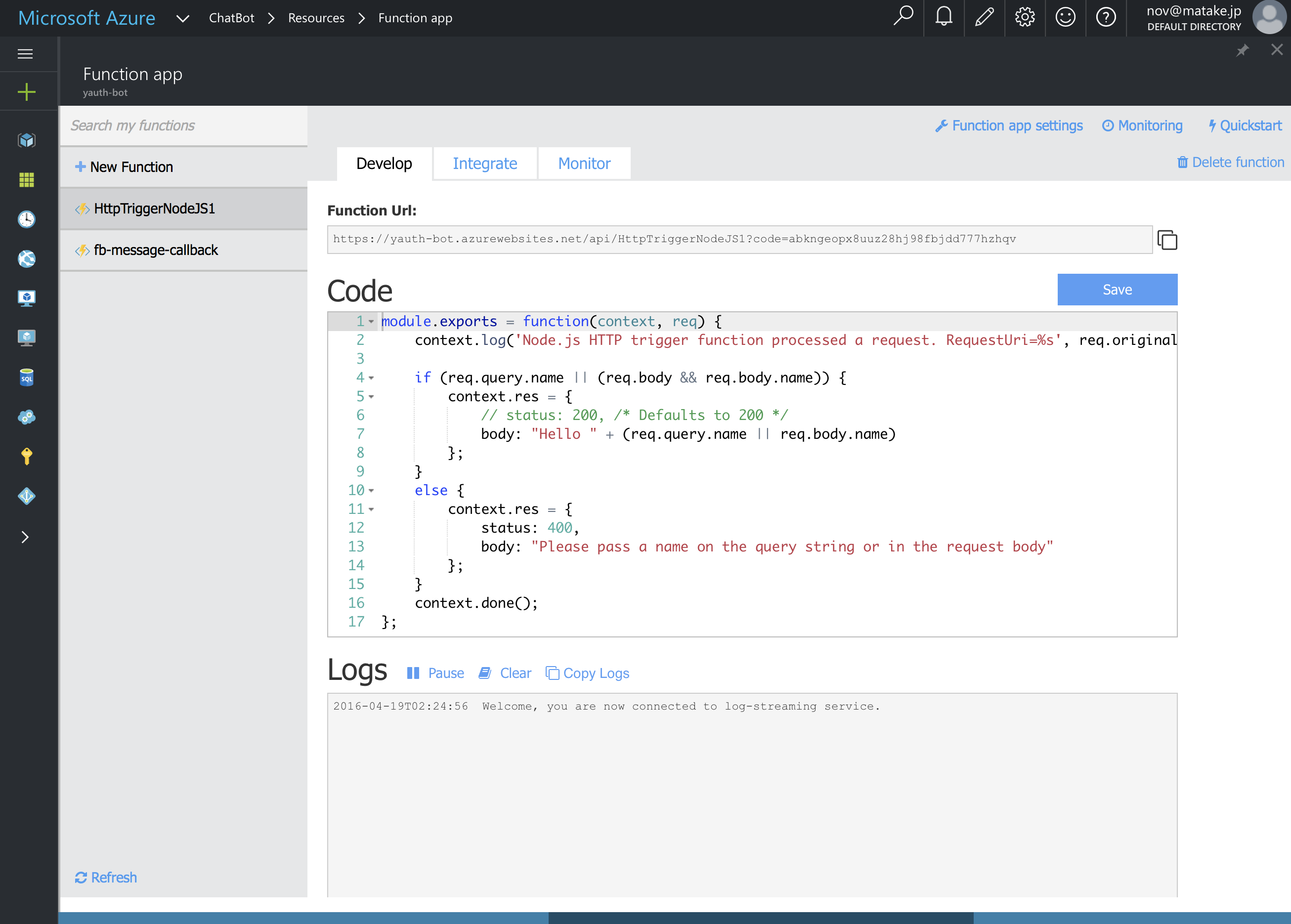 Azure Function Template